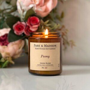 PARK & MADISON Peony 4oz Soy Candle